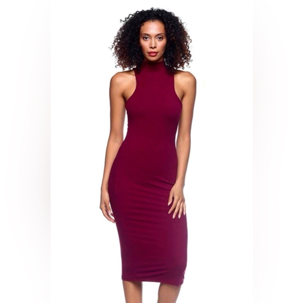 Capella Women’s Deep Burgundy Sleeveless Maxi Dress Cocktail Party Formal small